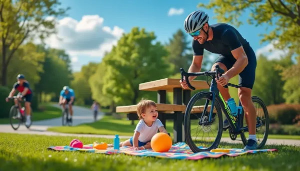 Comment intégrer le bloc d'entraînement dans votre routine cycliste en tant que jeune papa dynamique ?
