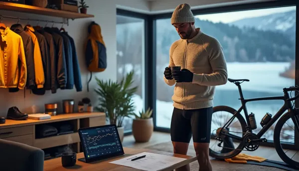 Comment j'adapte mon entraînement hivernal de cyclisme entre deux couches et des nuits agitées ?